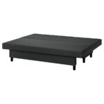ÄLVDALEN 3-seat sofa-bed, Knisa dark grey - تصویر 2