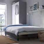 ÄLVDALEN 3-seat sofa-bed, Knisa dark grey - تصویر 3