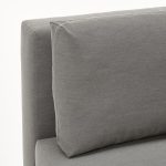 ÄLVDALEN 3-seat sofa-bed with chaise longue, Knisa grey-beige - تصویر 6
