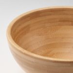 BLANDA MATT Serving bowl, bamboo, 28 cm - تصویر 2