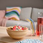 BLANDA MATT Serving bowl, bamboo, 20 cm - تصویر 4