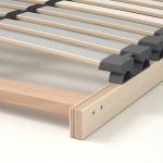 BRIMNES Bed frame w storage and headboard, white/Lönset, 180x200 cm - تصویر 3