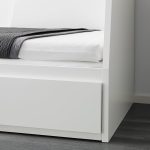 FLEKKE Day-bed frame with 2 drawers, white, 80x200 cm - تصویر 7