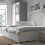 FLEKKE Day-bed frame with 2 drawers, white, 80x200 cm - تصویر 2