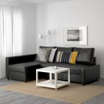 FRIHETEN Corner sofa-bed with storage, Bomstad black - تصویر 3