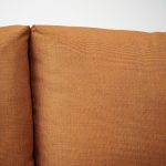 FRIHETEN Corner sofa-bed with storage, Faringe brown-orange - تصویر 6