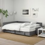 FRIHETEN / KLAGSHAMN Corner sofa-bed with storage, Skiftebo dark grey - تصویر 2