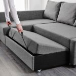 FRIHETEN / KLAGSHAMN Corner sofa-bed with storage, Skiftebo dark grey - تصویر 6