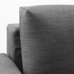 FRIHETEN Three-seat sofa-bed, Skiftebo dark grey - تصویر 8