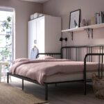 FYRESDAL Day-bed frame, black, 80x200 cm - تصویر 2