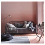 FYRESDAL Day-bed with 2 mattresses, black/Åfjäll medium firm, 80x200 cm - تصویر 4