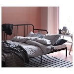 FYRESDAL Day-bed with 2 mattresses, black/Vannareid extra firm, 80x200 cm - تصویر 5
