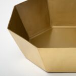 GOKVÄLLÅ Serving bowl, gold-colour, 26x26x9 cm - تصویر 4