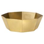 GOKVÄLLÅ Serving bowl, gold-colour, 26x26x9 cm