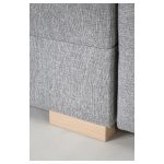 GRÄLVIKEN 3-seat sofa-bed, grey - تصویر 7