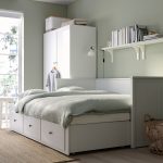 HEMNES Day-bed frame with 3 drawers, white, 80x200 cm - تصویر 2