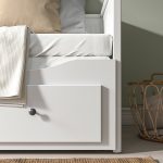 HEMNES Day-bed frame with 3 drawers, white, 80x200 cm - تصویر 5