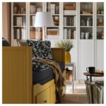 HEMNES Day-bed w 3 drawers/2 mattresses, yellow/Ågotnes firm, 80x200 cm - تصویر 5