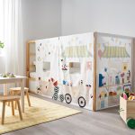 KURA Reversible bed, white/pine, 90x200 cm - تصویر 6