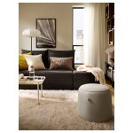 LINDÅKRA 2-seat sofa-bed, Vissle dark grey - تصویر 6