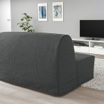 LYCKSELE LÖVÅS 2-seat sofa-bed, Vansbro dark grey - تصویر 4