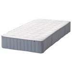 LYNGÖR Divan bed, Vågstranda extra firm/light blue dark grey, 90x200 cm - تصویر 2