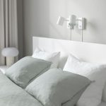 MALM Bed frame, high, w 4 storage boxes, white/Luröy, 160x200 cm - تصویر 6
