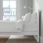 MALM Bed frame, high, white, 120x200 cm - تصویر 3