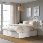 MALM Ottoman bed, white, 180x200 cm - تصویر 3
