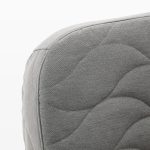 NYHAMN 3-seat sofa-bed, with foam mattress/Knisa grey/beige - تصویر 4