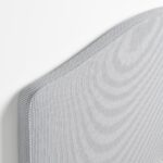 RAMNEFJÄLL Upholstered bed frame, Klovsta grey/white/Luröy, 180x200 cm - تصویر 9