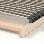 SAGESUND Upholstered bed frame, Diseröd brown/Leirsund, 180x200 cm - تصویر 3