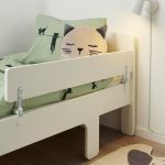 SLÄKT / NATTAPA Ext bed frm w guard rl+slat bd base, white, 80x200 cm - تصویر 3
