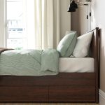 SONGESAND Bed frame with 2 storage boxes, brown/Luröy, 160x200 cm - تصویر 6