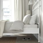 STJÄRNÖ Bed frame, white, 180x200 cm - تصویر 3