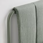 TÄLLÅSEN Upholstered bed frame, Kulsta grey-green/Luröy, 180x200 cm - تصویر 9