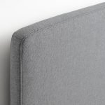 TÄRNKULLEN Upholstered bed frame, Tibbleby beige/grey/Luröy, 160x200 cm - تصویر 5