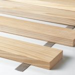TÄRNKULLEN Upholstered bed frame, Vissle beige/Lindbåden, 90x200 cm - تصویر 11