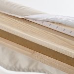 TÄRNKULLEN Upholstered bed frame, Vissle beige/Luröy, 160x200 cm - تصویر 8