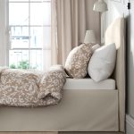 TÄRNKULLEN Upholstered bed frame, Vissle beige/Luröy, 90x200 cm - تصویر 3