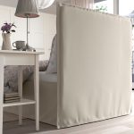 TÄRNKULLEN Upholstered bed frame, Vissle beige/Luröy, 90x200 cm - تصویر 6