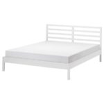 TARVA Bed frame, white stained, 160x200 cm