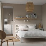 TARVA Bed frame, white stained, 160x200 cm - تصویر 2