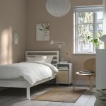 TARVA Bed frame, white stained, 90x200 cm - تصویر 2