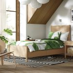 TONSTAD Bed frame with storage, oak veneer/Luröy, 90x200 cm - تصویر 2
