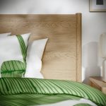 TONSTAD Bed frame with storage, oak veneer/Luröy, 90x200 cm - تصویر 6