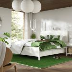 TONSTAD Bed frame with storage, off-white/Lönset, 180x200 cm - تصویر 2