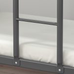 TUFFING Bunk bed frame, dark grey, 90x200 cm - تصویر 5
