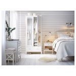 TYSSEDAL Bed frame, white/Lindbåden, 160x200 cm - تصویر 6