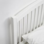 TYSSEDAL Bed frame, white/Lindbåden, 160x200 cm - تصویر 9